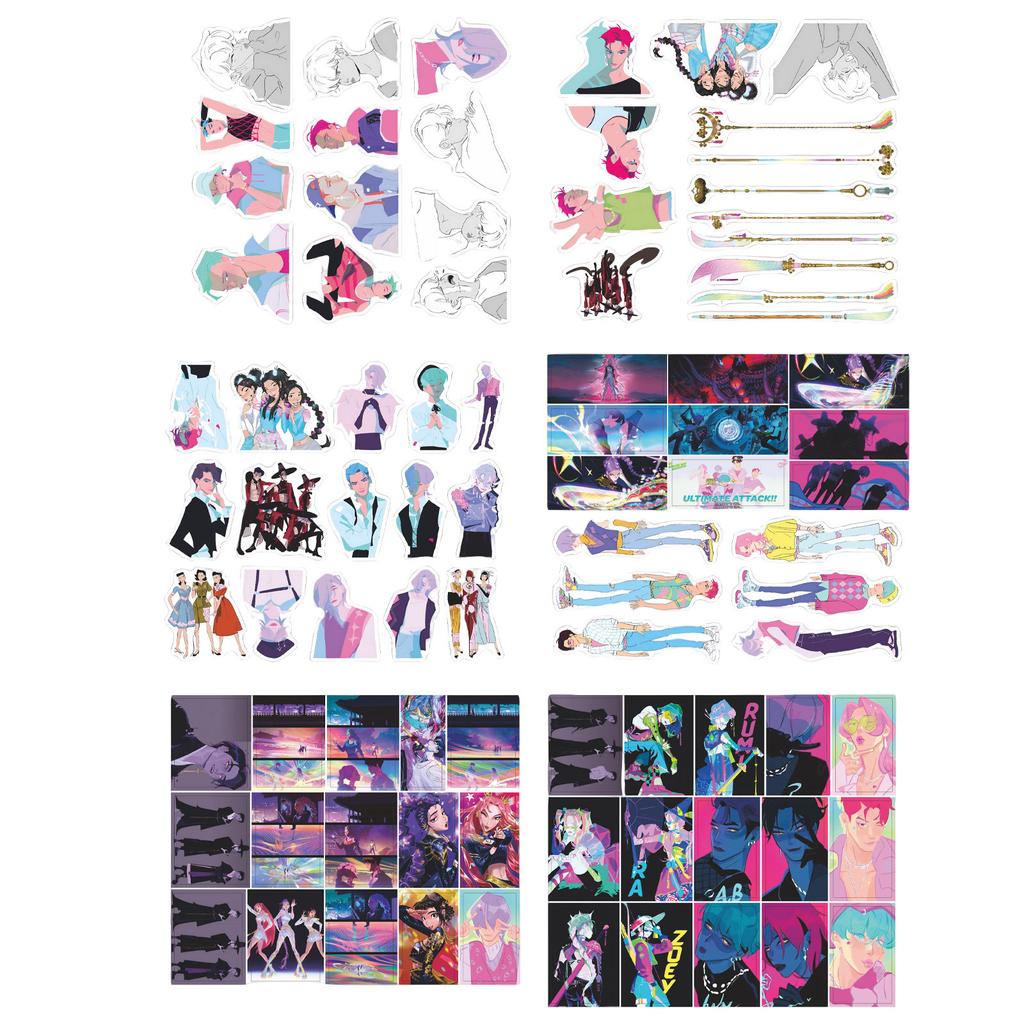 Comic Peripheral Shiny Sticker Pack Props, Suitable As A Gift