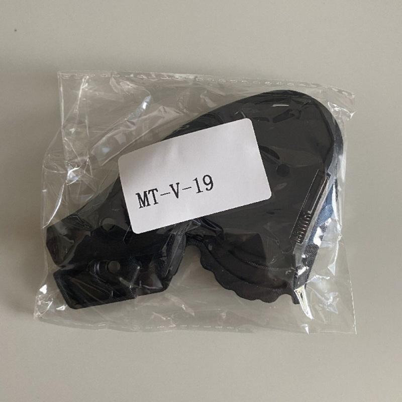 1 Pair Of Plastic Motorcycle Mt Helmet Shield  Base Mt-v-19 Helmet Equipment Accessories Replacement