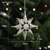 Silver Irregular Electroplated Christmas Tree Ornaments - Glossy Plastic Pendants In Stock