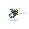 5pcs Strong Bee Creative Car Sticker Auto Animal Sticker Bumper Sticker 3d Car Sticker