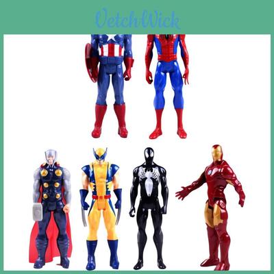 Avengers Alliance Iron Spider-man Black Gold Spider-man 12-inch Poseable Child Toy Doll Figure Handicraft