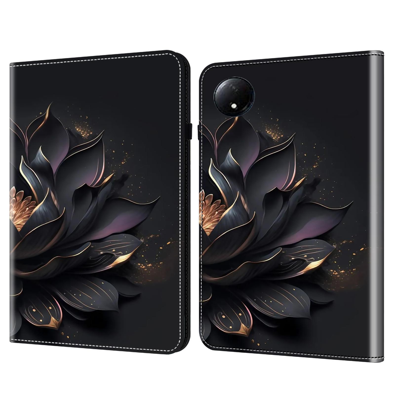 

Чехол для Xiaomi Redmi Pad SE 4G 8,7 дюйма, кожаный чехол для планшета с принтом и слотом для карт Flower