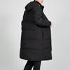 Luxury high-end winter long over-the-knee solid color loose thick windproof down jacket for men and women couples
