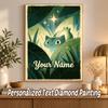 Bulbasaur Custom Name Diamond Painting Personalized 5D Full Drill DIY Diamond Art Home Decor