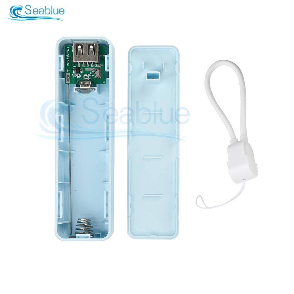 DIY Power Bank 1 X 21700 Battery Box Case Kit 5V 2.1A TYPE-C USB Charger Battery Shell With Cable Without Battery