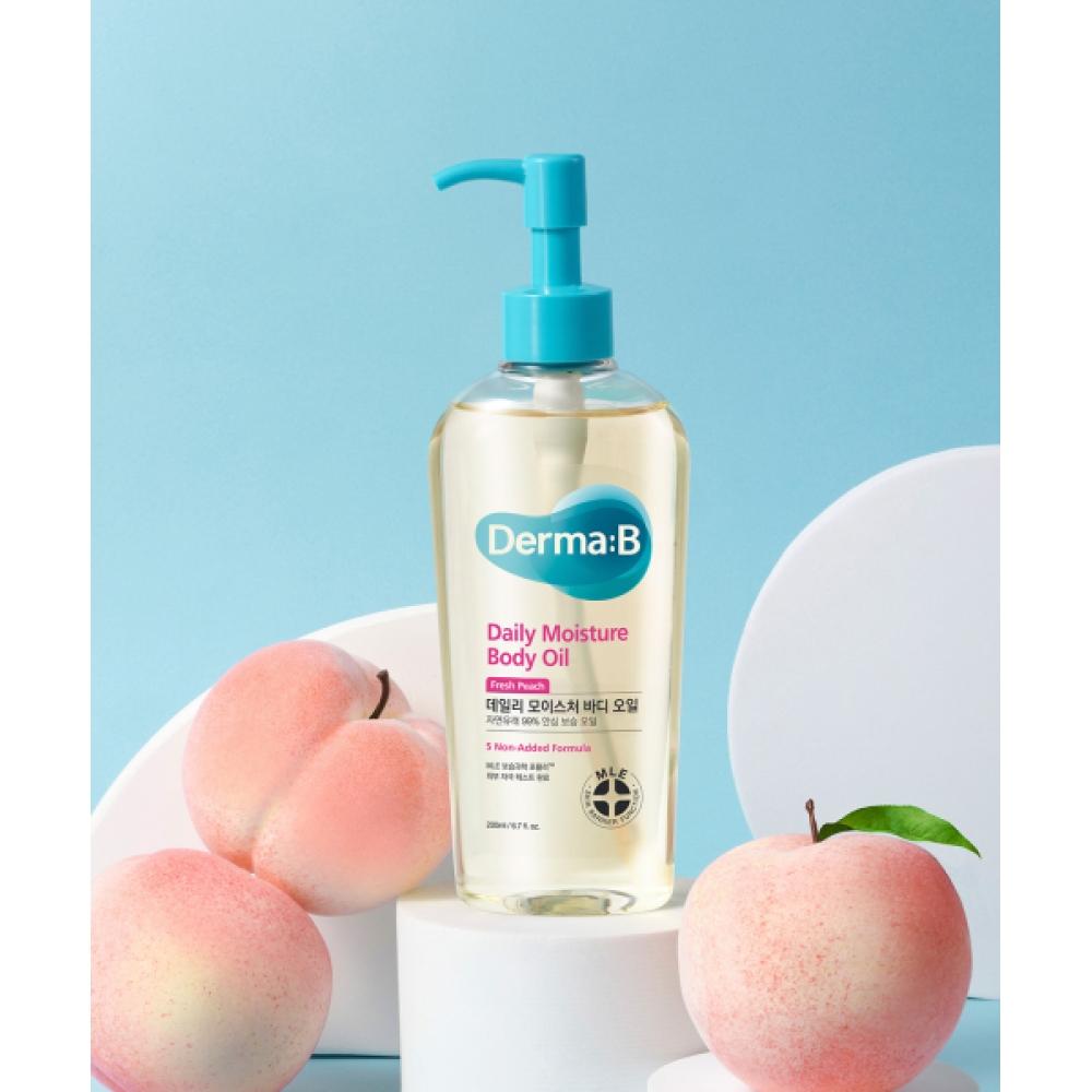 Dermab Daily Moisture Body Oil Fresh Peach 200ml NONE