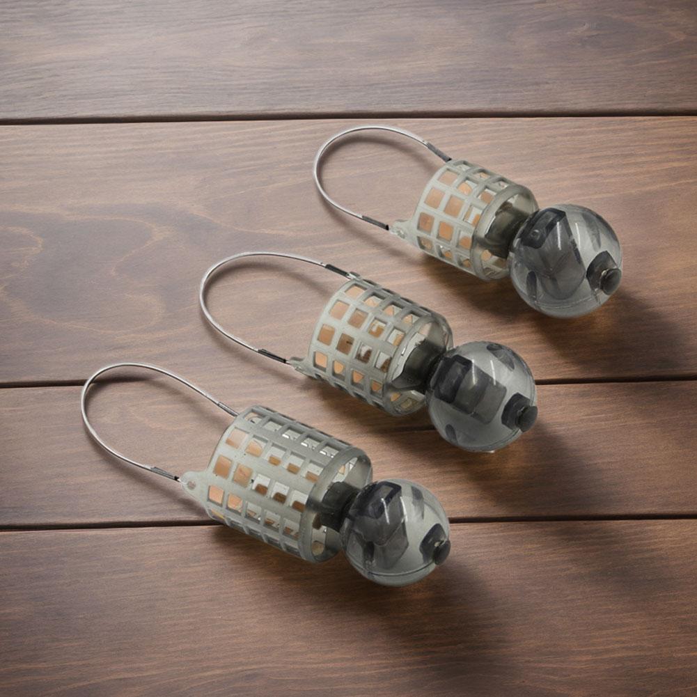 Fishing Feeder Cage Plastic Carp Fishing Feeder Adjustable Weight Lure Bait Cage for Carp Fishing Accessories