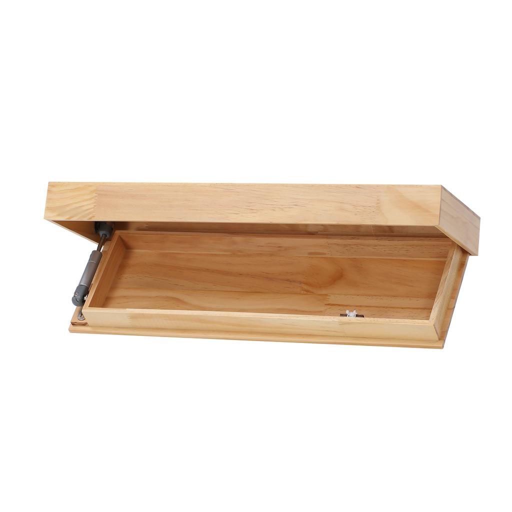 Solid Color Designer Shelf With Secret Compartment Concealed Floating Shelf Wall-Mounted Storage Solution Hidden Furniture