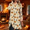 Women's Fashion Printed Round Neck Long Sleeve Dress for Casual Daily Wear