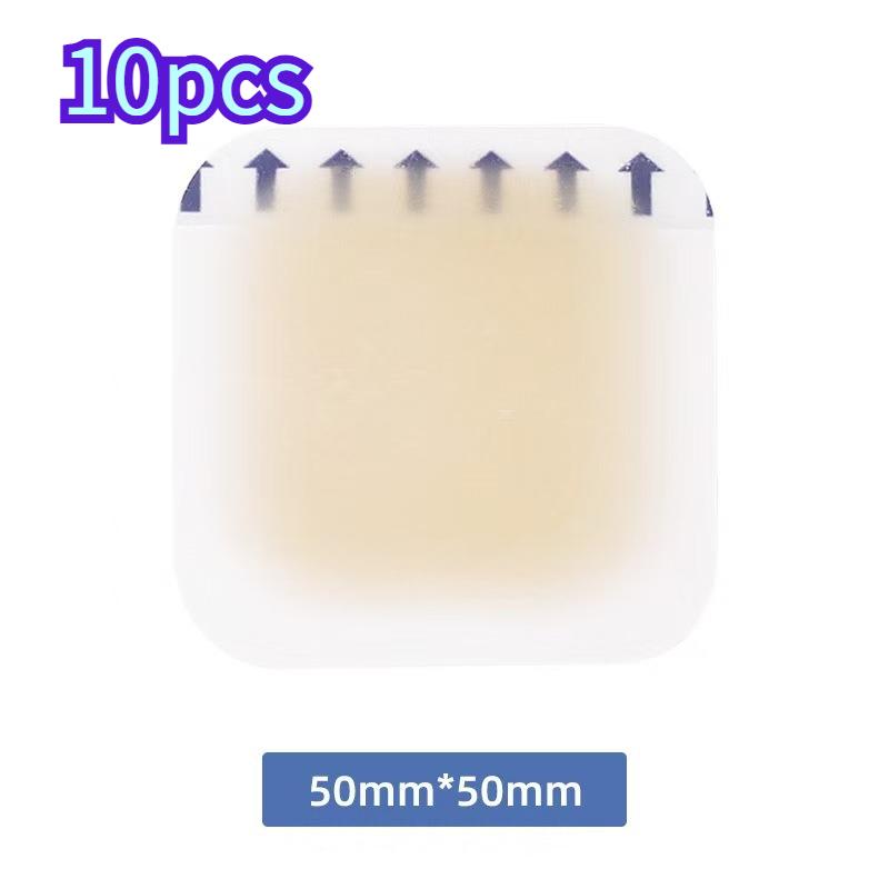 10pcs  difform Transparent Gel Anti-Blister Pads, Heel & Forefoot Cushions, Blister Prevention Tape, Foot Care Pain Relief