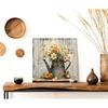 LAIART Floral Wall Art Farmhouse Vintage Wall Decor Canvas Picture Print for Bathroom Bedroom Living Room Dining Room
