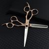 6.0 Inch Half-Body Gold, Personalized Sup Trendy, Hair Scissors, Hair Scissors, Flat Scissors, Bangs Scissors
