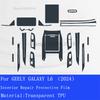 For GEELY GALAXY L6 2024 Car Interior GPS Navigation LCD Screen TPU Protective Film  Protector Cover Decoration Car Stickers