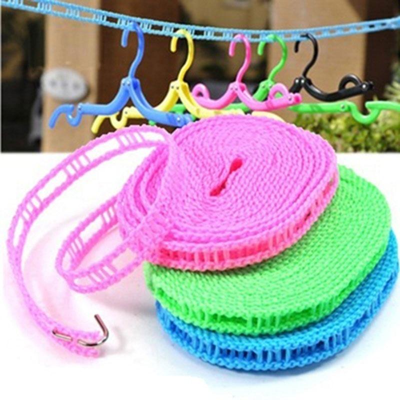 5m Clotheslines Outdoor Travel Business Clothesline Laundry Non-slip Washing Clothes Line Rope Home Laundry Storage Products