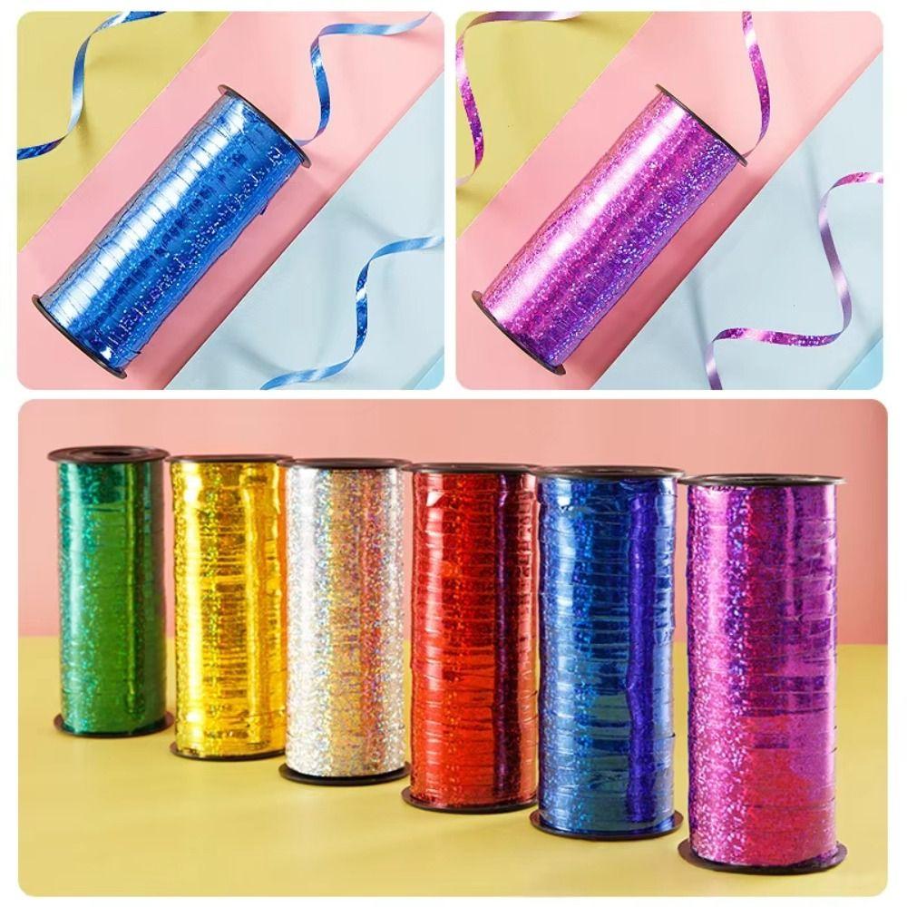 DIY Metallic Ribbon Wrapping Crafts Bows Gift Packaging  Florist Crafts