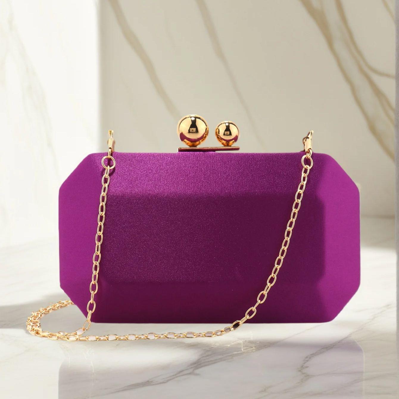 Ladies Luxury Bags Csw003 Women's Golden Design Satin Luxury Evening Bags Small Flap Fashion Metal Elegant Glitter Clutch Bags For Wedding Partry Prom Dress