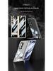 Samsung Z Fold7 Magnetic Hinge Case - Transparent Protective Cover with Triumph Stand