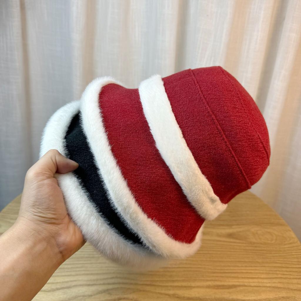 New Korean Style Plush Fisherman Hat Northeast Cold Proof and Warm Versatile Versatile Small Fashionable Basin Hat for Women