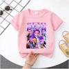 Summer Kpop Demon Hunters Print Graphic Tshirt Kids Clothes 2026 Movie T Shirt Girls Boys Short Sleeve Tops Comfortable T-shirt