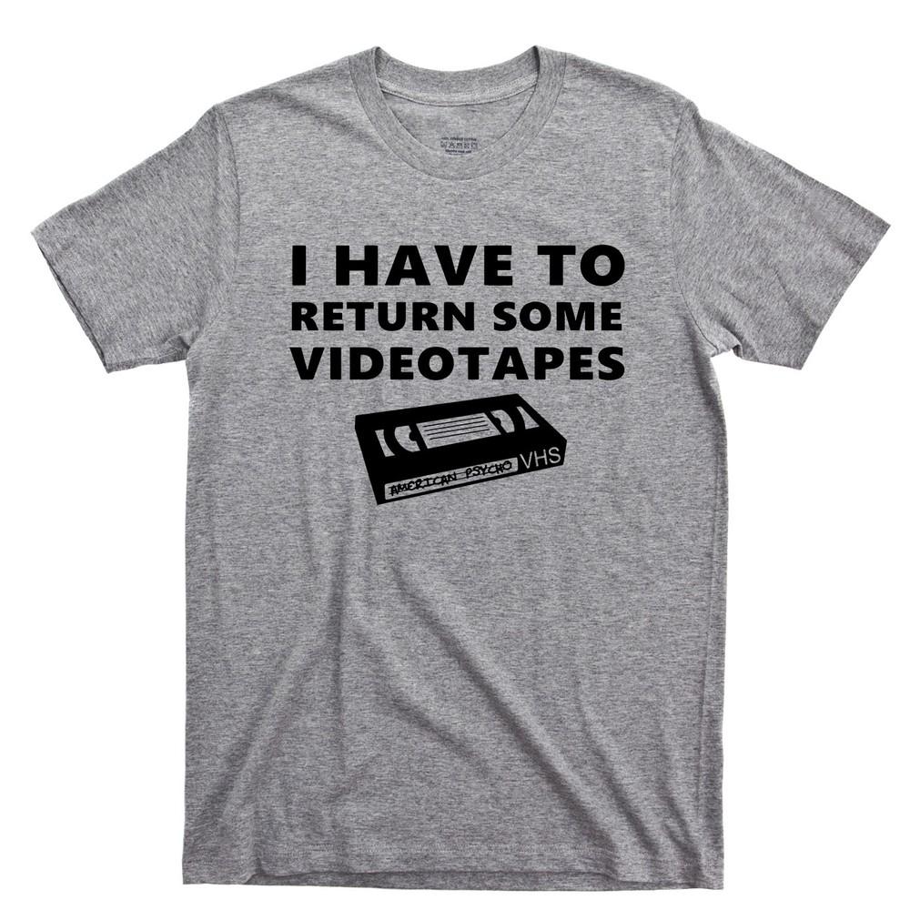 

American Psycho T Shirt Patrick Bateman Christian Bale Movies DVD Blu Ray Tee M