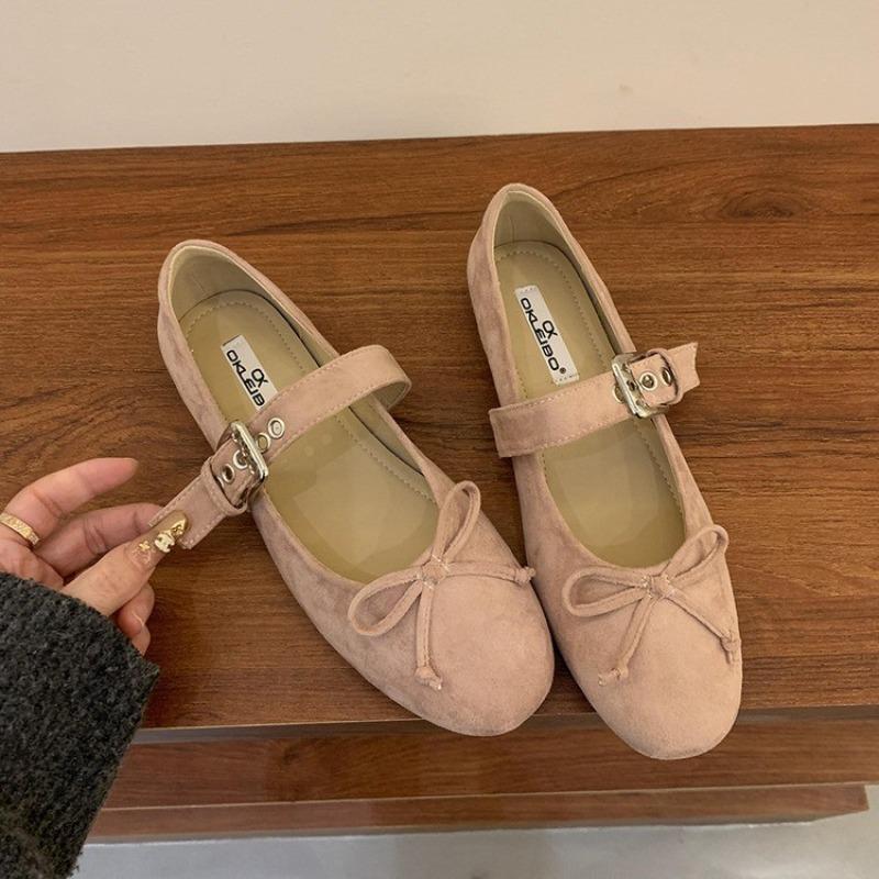 Mote Søt Mote Hverdagssko Damesandaler Ballerina Sko Platformsko Designer Ballett Dansesko Slides Tøfler Kjole Zapatos Mujer