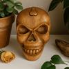 Skull Wooden Puzzle Box With Hidden Compartment