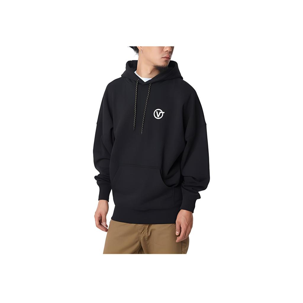 Vans Letter Logo Printed Hoodie Unisex Hoodies Black VN0A4BP7BLK