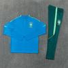Adult National Team Soccer Training Jerseys Long Sleeve Half Zip Cotton Blend Sports Wear