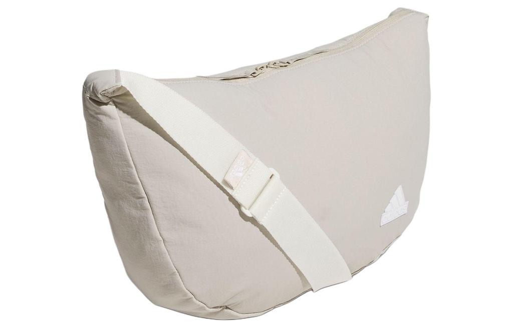 Adidas Recycled Polyamide Shoulder Bag Unisex Light Gray JJ4343