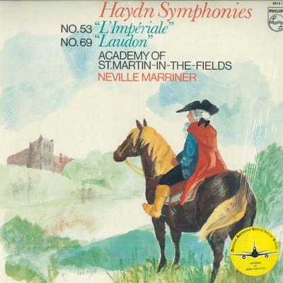 LP Record HAYDN NEVILLE MARRINER ACADEMY OF  Haydn Symphonies No. 53 LImperiale 6514146 PHILIPS 1982 Netherland Classical Used