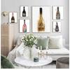 Abstract Graffiti Luxury Champagne Bottle Posters Canvas Painting Fashion Wall Art For Modern Living Room Home Decoration