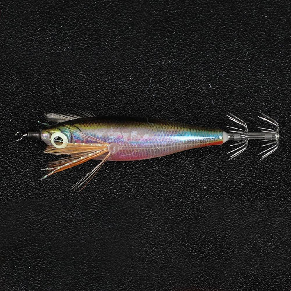 Jig Hook Squid Jig Luminous Prawn Lure Portable Fishing Lure Saltwater Fishing