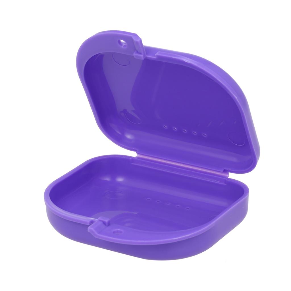Denture Box Denture Case Dental False Teeth Cleaning Box Denture Bath Container Retainer Denture Holder