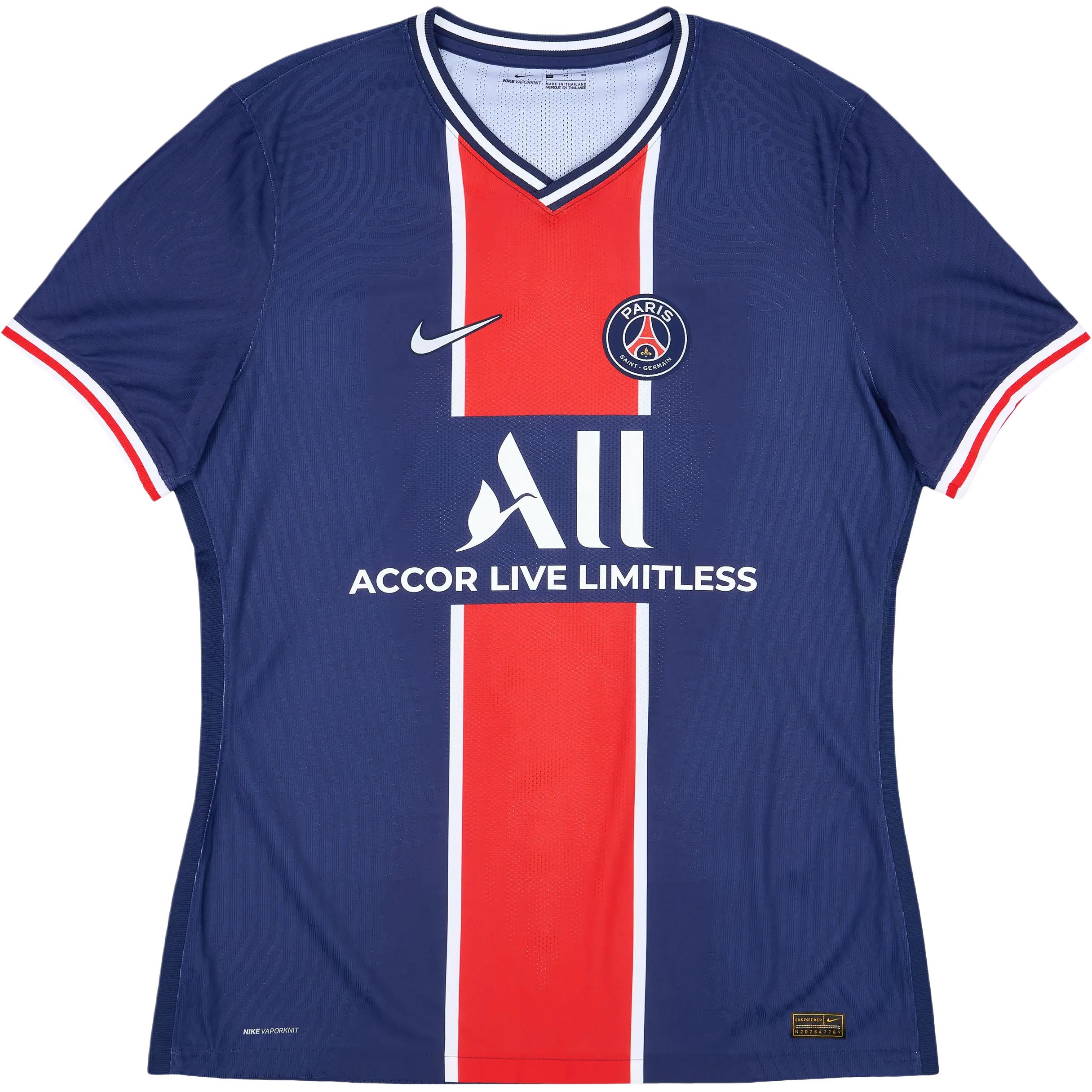 

Nike Paris Saint-Germain Vaporknit 2020-21 Season Home Lightweight Breathable Short Sleeve Football Shirt Men tops CI3054-410 2XL