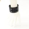 HERMES Excellent condition aluminum Collier de Sian Medor bracelet Bangle blackUsed