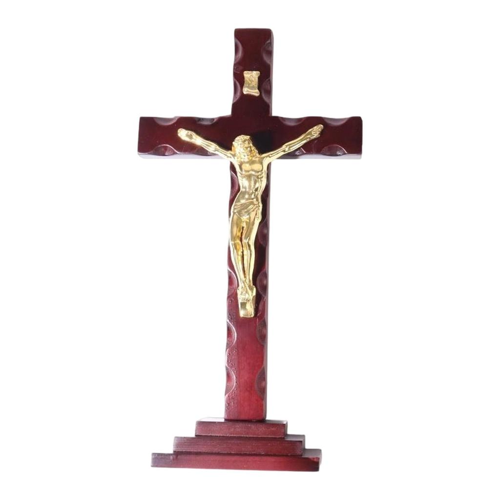 Wood Wall Crucifix Cross Jesus Crucifix for Thanksgiving Office Christmas