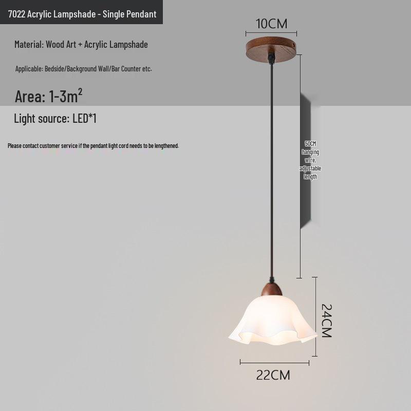 Chinese Retro Bedroom and Hallway Pendant Light