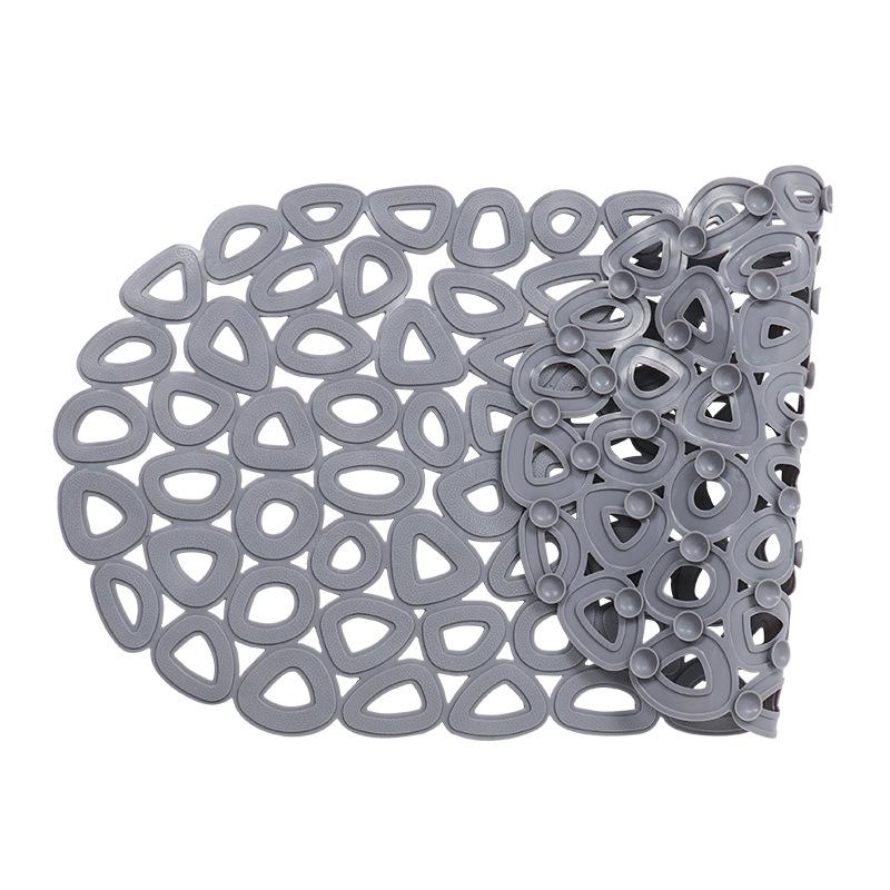 1 Stück PVC Rutschfeste Badematte, Schnelltrocknende Fußmassage Wasserdichte Duschmatte mit Saugnapf, Weiche und Bequeme Badewannenmatte