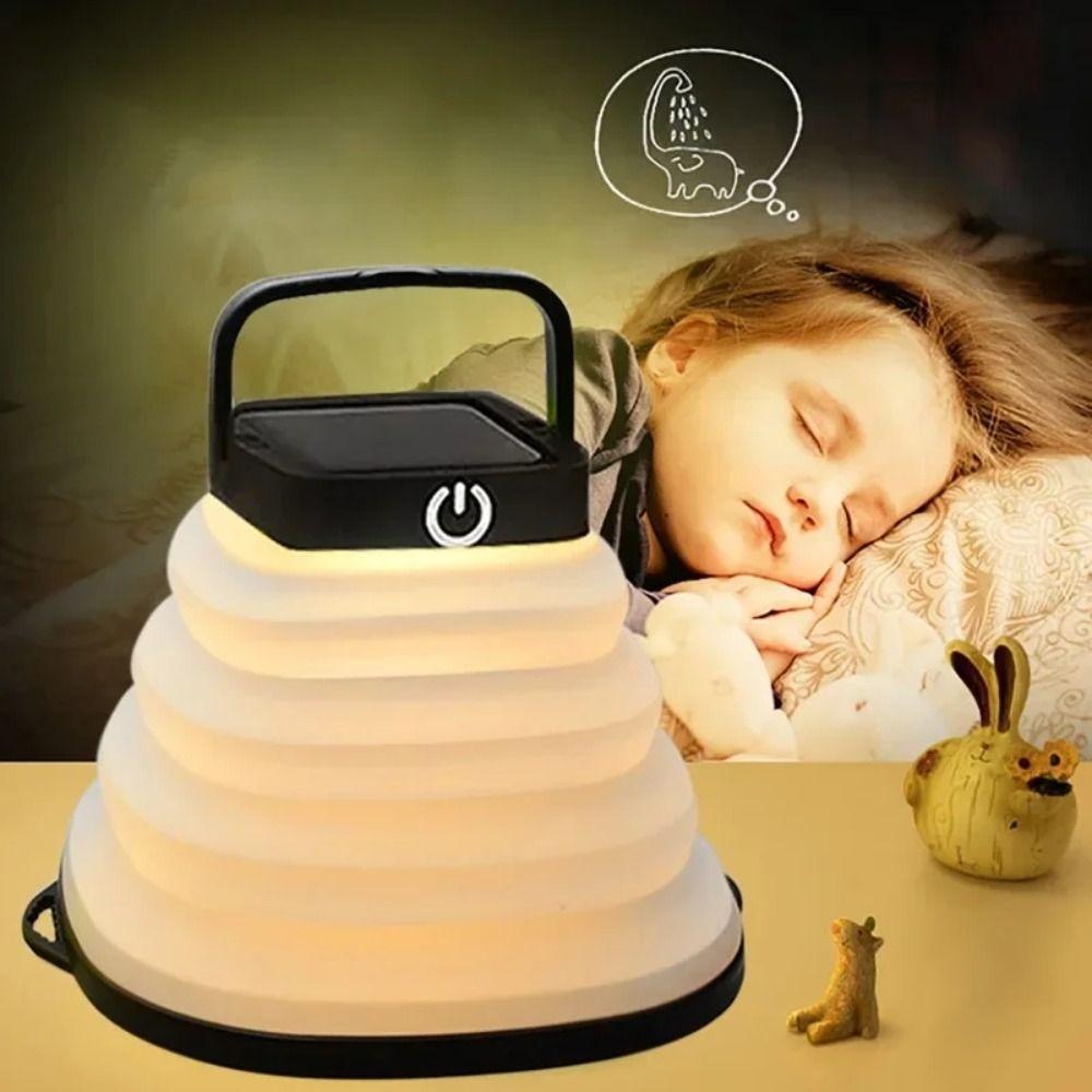 Portable Solar Lighting Lamp Exotic Foldable Flashlight Tent Lighting Camping Lamp  Outdoor