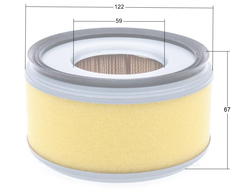 Filtr Powietrza Honda G410D Diesel 8R02-21