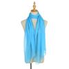 Long Sunscreen Shawl Solid Color Shawl Silk New Chiffon Scarf  Summer