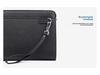 New Men's Genuine Leather Clutch with Combination Lock - High-End, Large Capacity Business Handbag