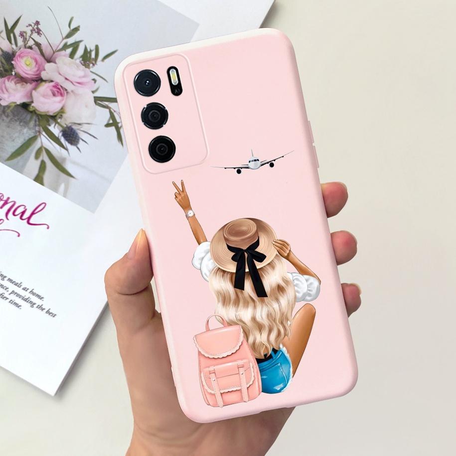 For OPPO A54S Case CPH2273 Phone Cover Popular Flower Cartoon Soft Silicone Funda For OPPO A16 A16S CPH2269 CPH2271 A 16S Bumper