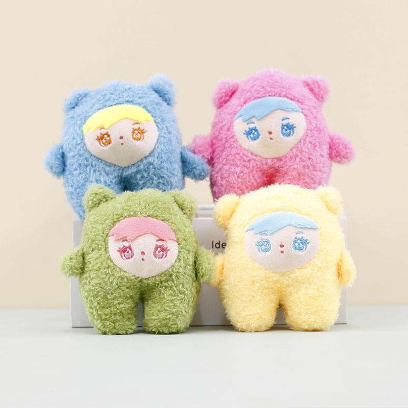 Adorable Plush Doll Keychain Cute Cartoon Bag Charm Stuffed Toy For Kids