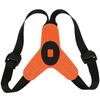 Motorcycle Helmet Front Chin Bracket Holder Fixed Strap Mount for GoPro Hero 9 8 7 6 5Orange