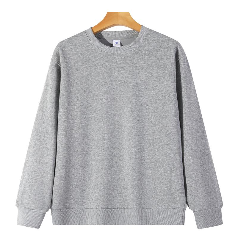 Autumn Winter Fleece Unisex Sweatshirt Thick Solid Drop-shoulder Pullover Oversized Casual Warm Sweater Boyfriend Sweatshirts