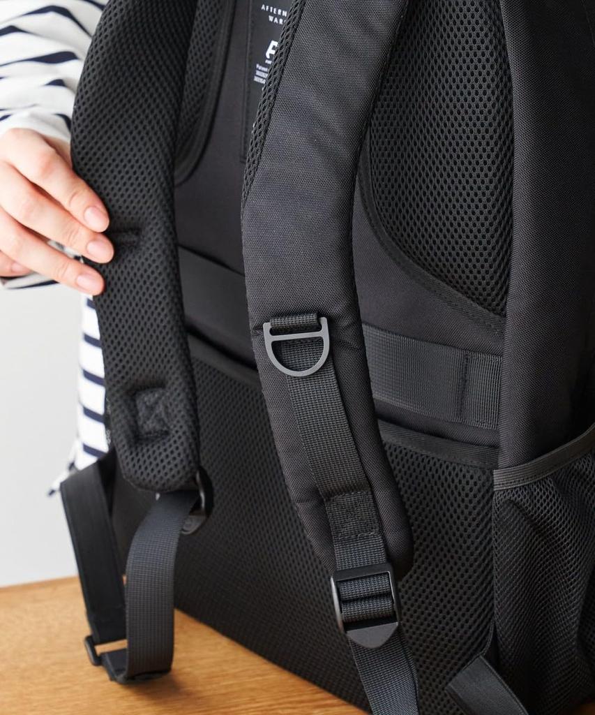Afternoon Tea Living HR55 Zero Gravity Functional Backpack, 22L Large Capacity, Fits 16-inch Laptops, AGS Function, Black, for Men and Women