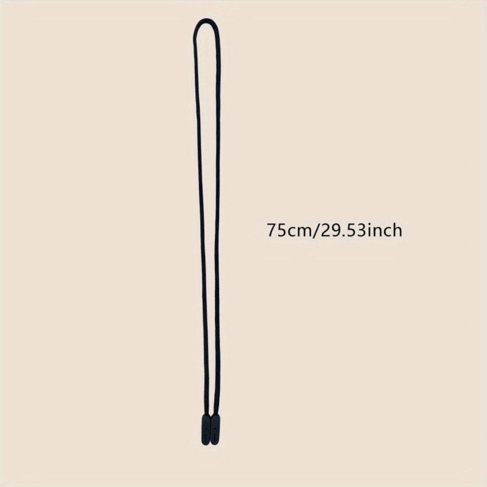 Low-Elastic Polyester Glasses Chain Anti-Lost Anti-Loss Eyeglass Holder Necklace Neck Strap Hanging Neck Eyeglass Lanyard