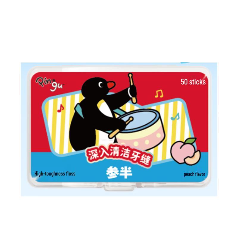 Sanban Peach Flavor Dental Floss Picks