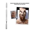 Stainless Steel Double Ended Scar Wax Spatula Applicator Special Effects FX Makeup Tool (S)